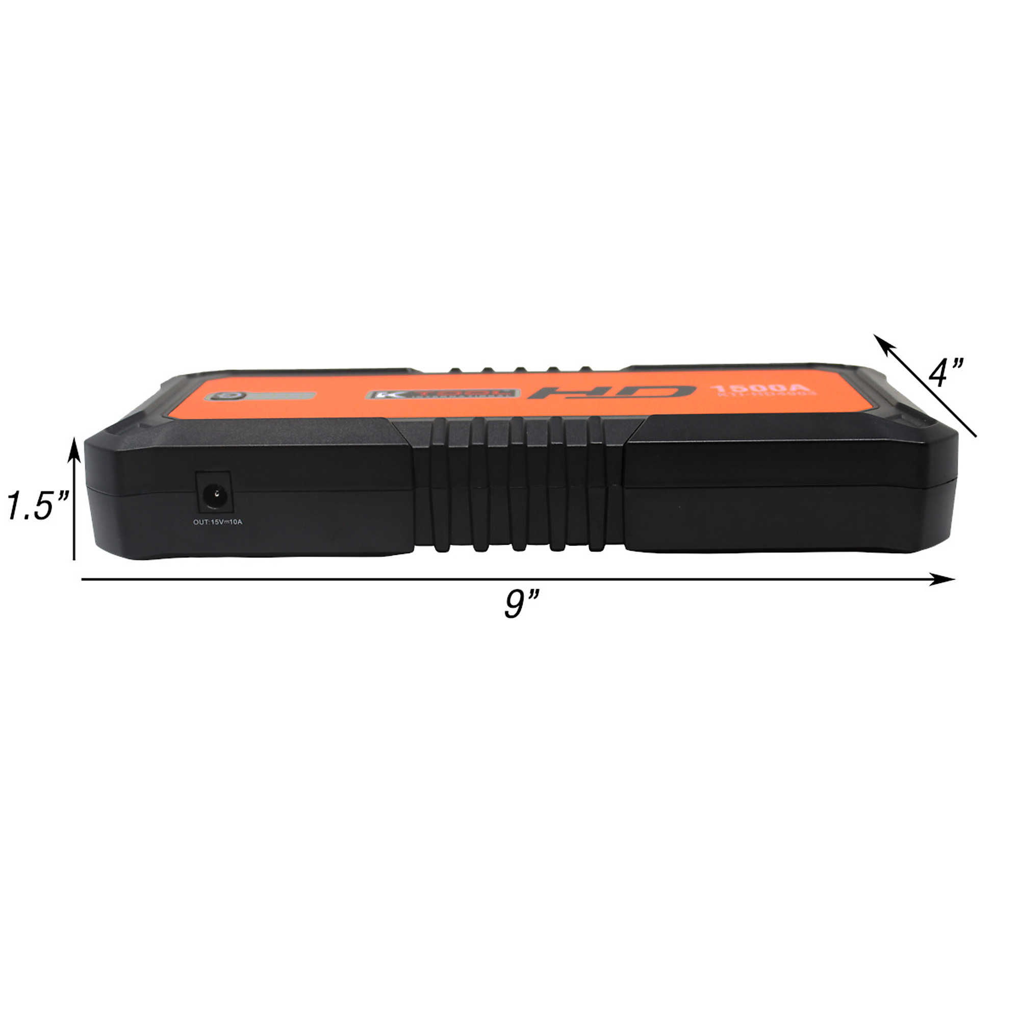 K Tool International Compact Jump Starter — 1500 Amp, 12 Volt, 24000mAh, Model# KTIHD4903